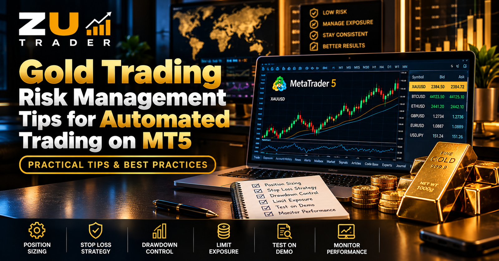 Gold Trading Risk Management: Tips for Automated Trading on MT5