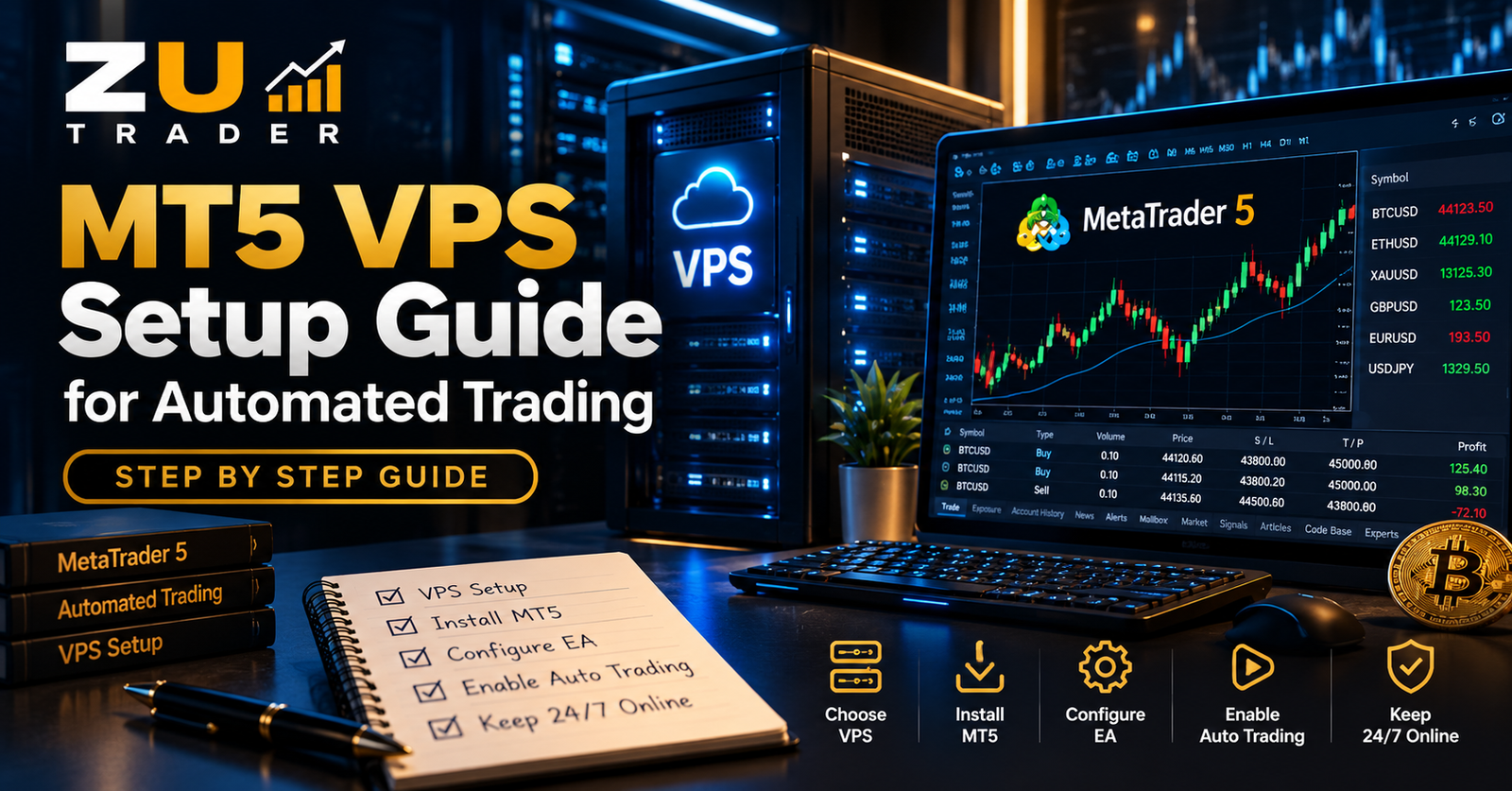 MT5 VPS Setup Guide for Automated Trading: Step-by-Step