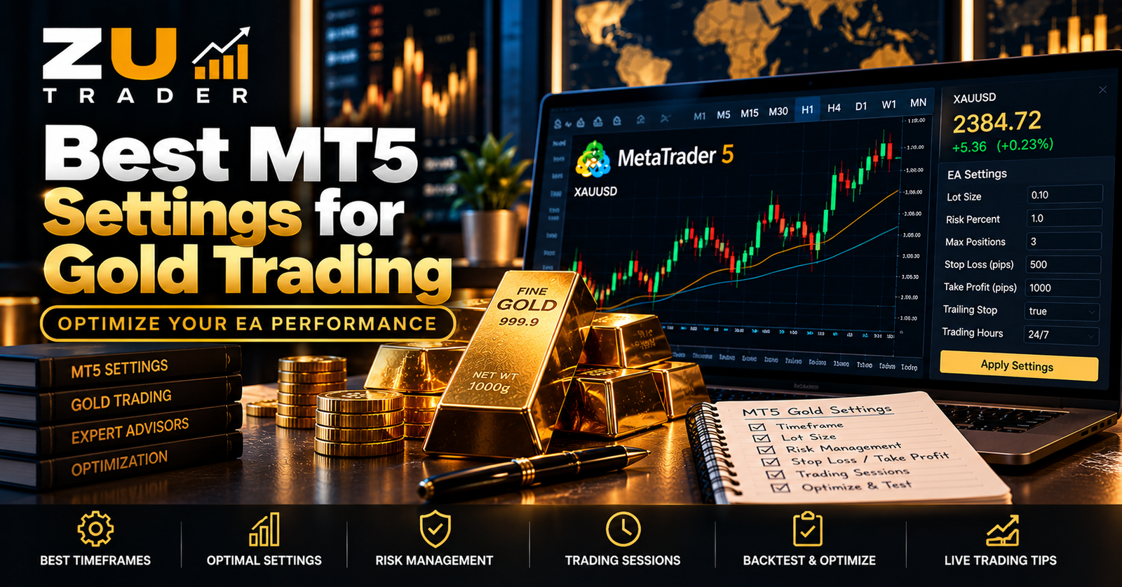 Best MT5 Settings for Gold Trading: How to Configure a Gold EA